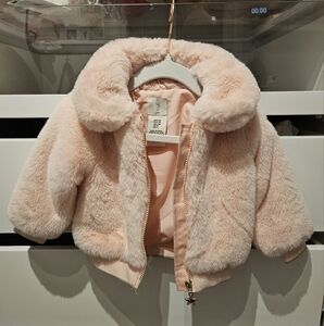 Joie Baby Pink Faux Fur Jacket
